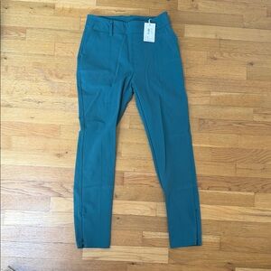 Peter Millar Teal Slim Cropped Women's Pants